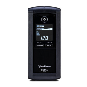 CyberPower CP850AVRLCD Line Interactive UPS, UL Rated, Energy Star certified, 9× NEMA 5-15R